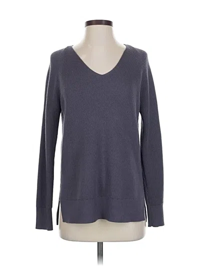 Pre-owned Athleta Pullover Sweater In Gray