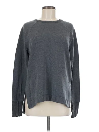 Pre-owned Athleta Pullover Sweater In Gray