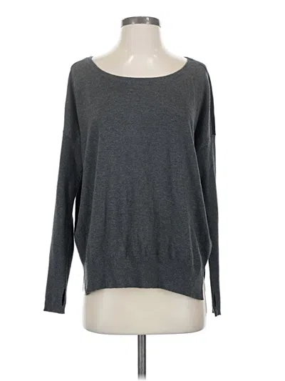 Pre-owned Athleta Pullover Sweater In Gray