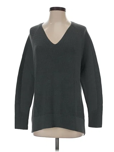 Pre-owned Athleta Pullover Sweater In Gray