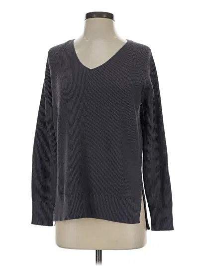 Pre-owned Athleta Pullover Sweater In Gray
