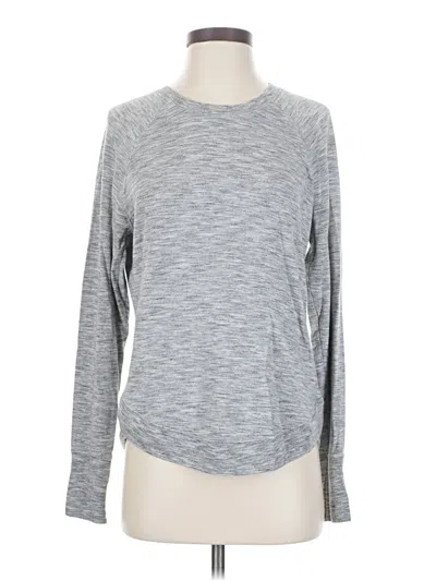 Pre-owned Athleta Pullover Sweater In Gray