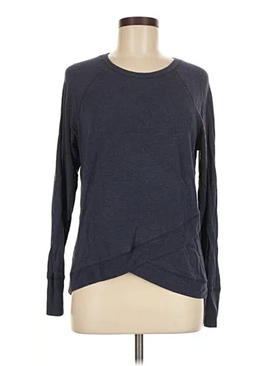 Pre-owned Athleta Pullover Sweater In Gray