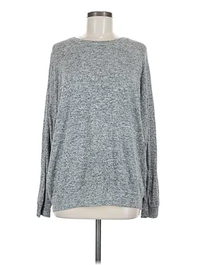 Pre-owned Athleta Pullover Sweater In Gray