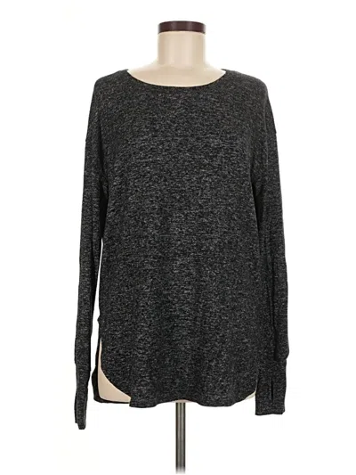 Pre-owned Athleta Pullover Sweater In Gray