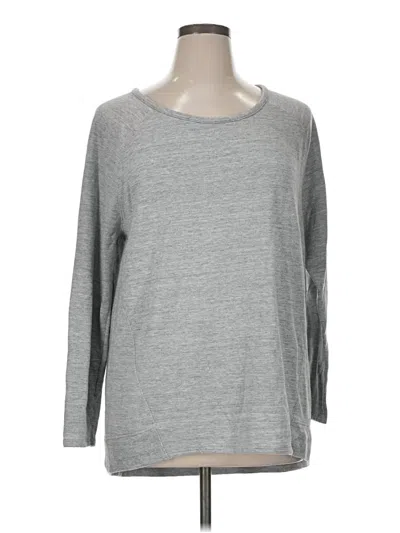 Pre-owned Athleta Pullover Sweater In Gray