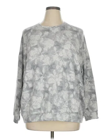 Pre-owned Athleta Pullover Sweater In Gray