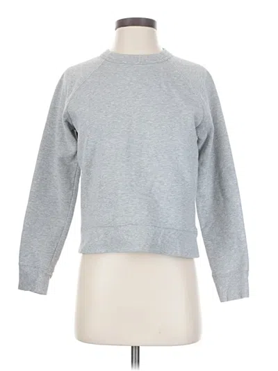 Pre-owned Athleta Pullover Sweater In Gray