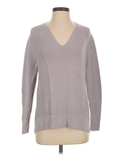 Pre-owned Athleta Pullover Sweater In Gray