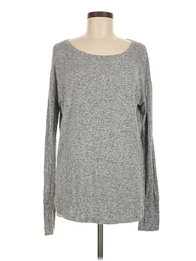 Pre-owned Athleta Pullover Sweater In Gray