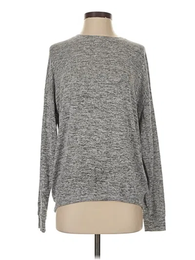 Pre-owned Athleta Pullover Sweater In Gray