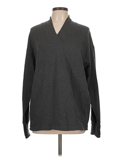 Pre-owned Athleta Pullover Sweater In Gray