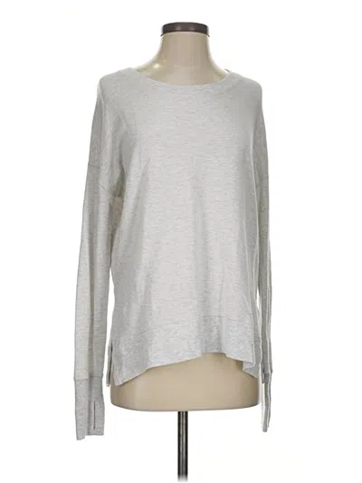 Pre-owned Athleta Pullover Sweater In Gray