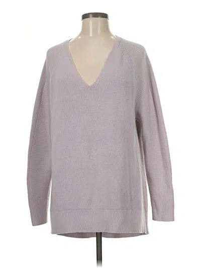 Pre-owned Athleta Pullover Sweater In Gray