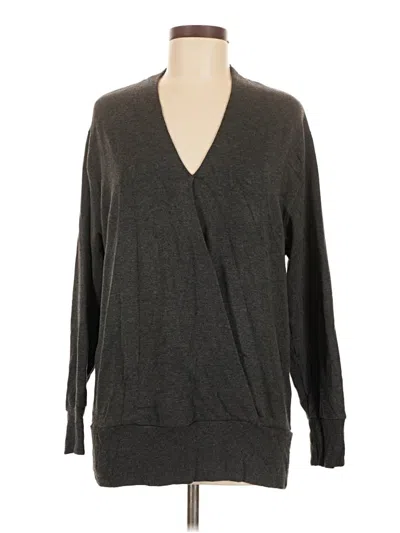 Pre-owned Athleta Pullover Sweater In Gray