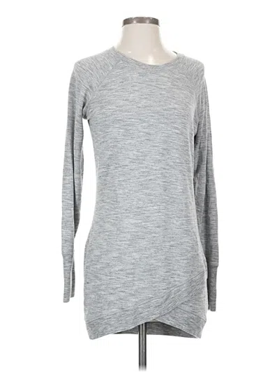Pre-owned Athleta Pullover Sweater In Gray