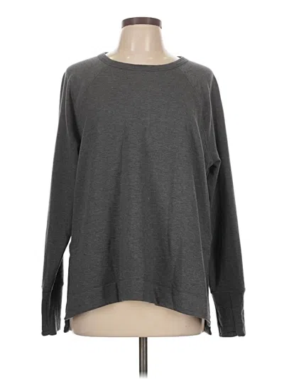 Pre-owned Athleta Pullover Sweater In Gray