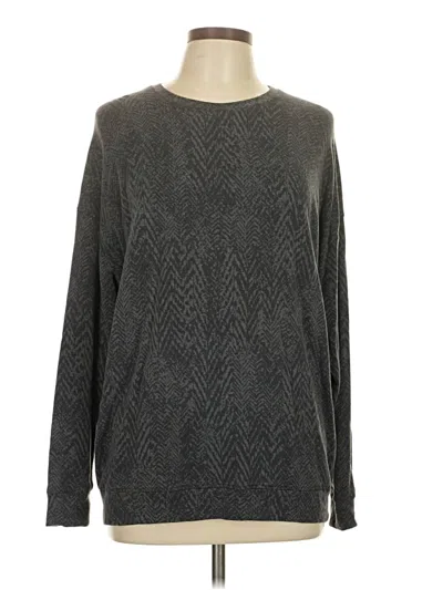 Pre-owned Athleta Pullover Sweater In Gray