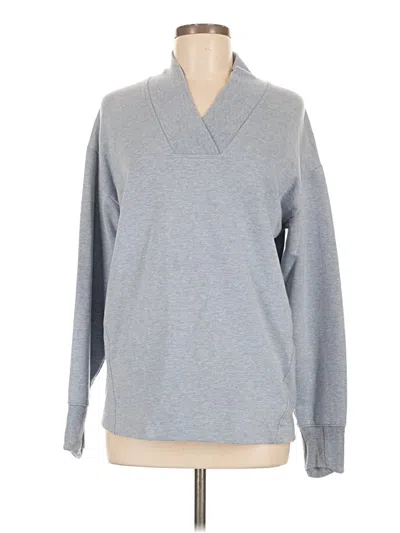 Pre-owned Athleta Pullover Sweater In Gray