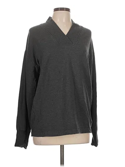 Pre-owned Athleta Pullover Sweater In Gray