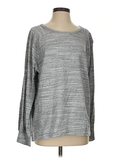 Pre-owned Athleta Pullover Sweater In Gray