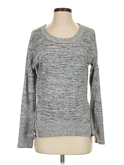Pre-owned Athleta Pullover Sweater In Gray
