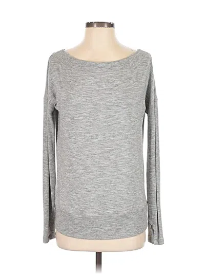 Pre-owned Athleta Pullover Sweater In Gray