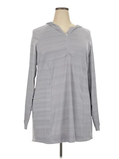 Pre-owned Athleta Pullover Sweater In Gray