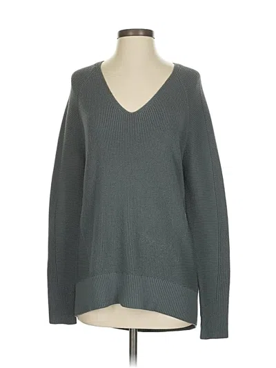 Pre-owned Athleta Pullover Sweater In Gray