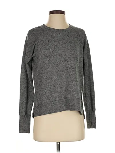 Pre-owned Athleta Pullover Sweater In Gray