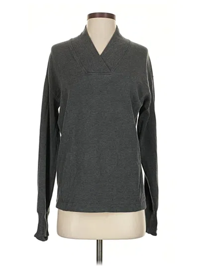 Pre-owned Athleta Pullover Sweater In Gray