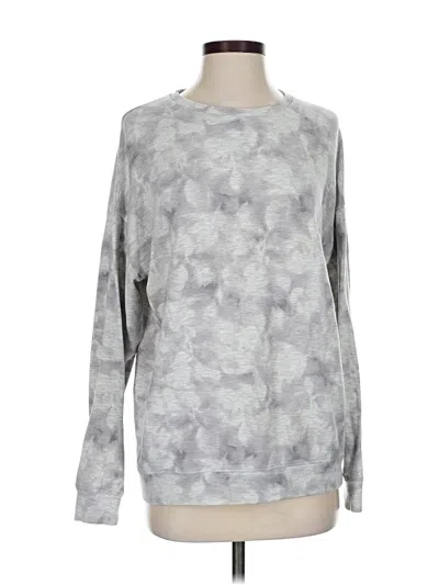 Pre-owned Athleta Pullover Sweater In Gray