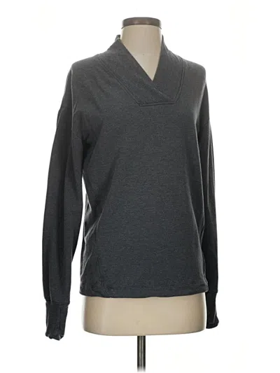 Pre-owned Athleta Pullover Sweater In Gray