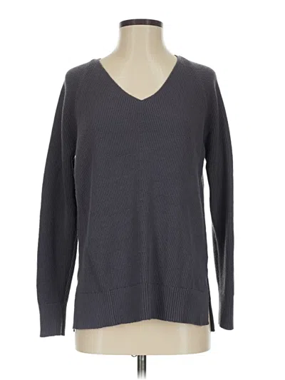 Pre-owned Athleta Pullover Sweater In Gray