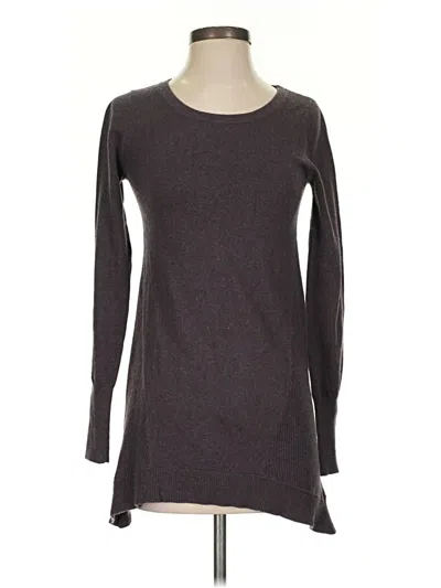 Pre-owned Athleta Pullover Sweater In Gray