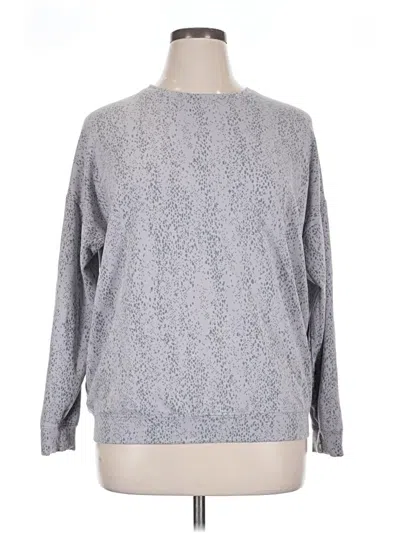 Pre-owned Athleta Pullover Sweater In Gray