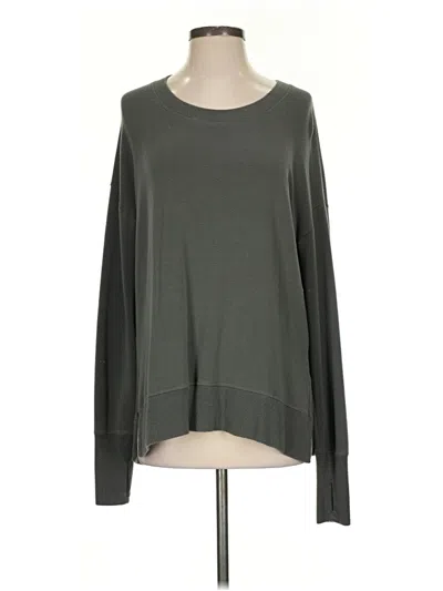 Pre-owned Athleta Pullover Sweater In Gray
