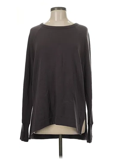 Pre-owned Athleta Pullover Sweater In Gray