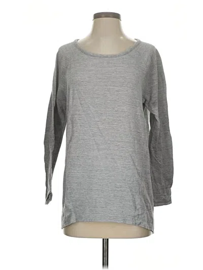 Pre-owned Athleta Pullover Sweater In Gray
