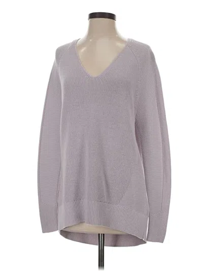 Pre-owned Athleta Pullover Sweater In Gray