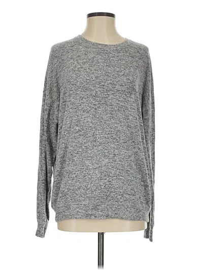 Pre-owned Athleta Pullover Sweater In Gray