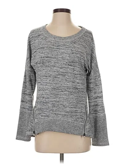 Pre-owned Athleta Pullover Sweater In Gray