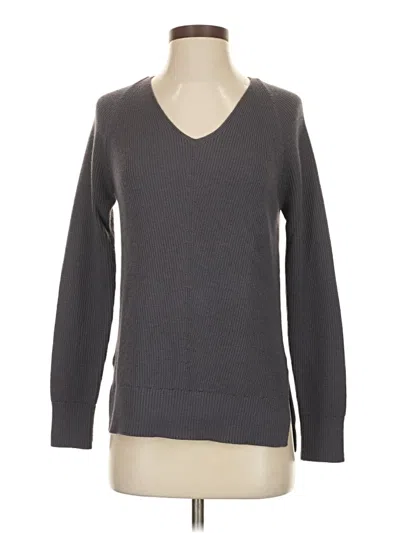 Pre-owned Athleta Pullover Sweater In Gray