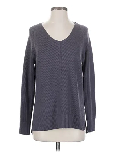 Pre-owned Athleta Pullover Sweater In Gray