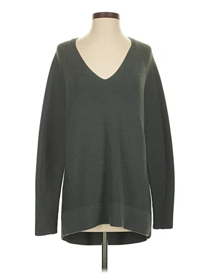 Pre-owned Athleta Pullover Sweater In Gray