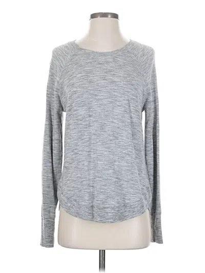 Pre-owned Athleta Pullover Sweater In Gray