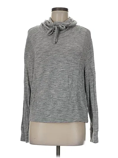 Pre-owned Athleta Pullover Sweater In Gray