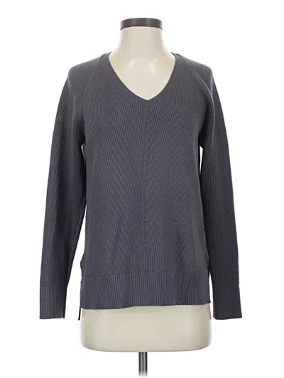 Pre-owned Athleta Pullover Sweater In Gray