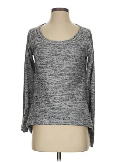 Pre-owned Athleta Pullover Sweater In Gray