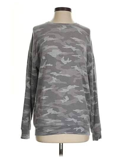Pre-owned Athleta Pullover Sweater In Gray